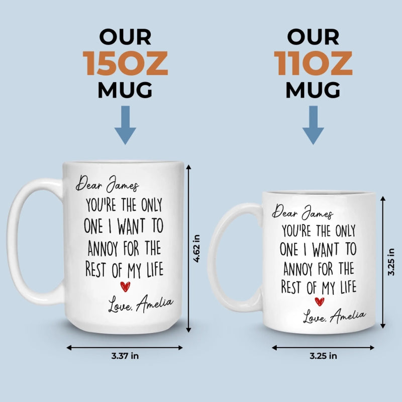 Custom Mug - Personalized Anniversary Wedding Gifts For Husband And Wife, Him And Her - Still Crushing On You Always