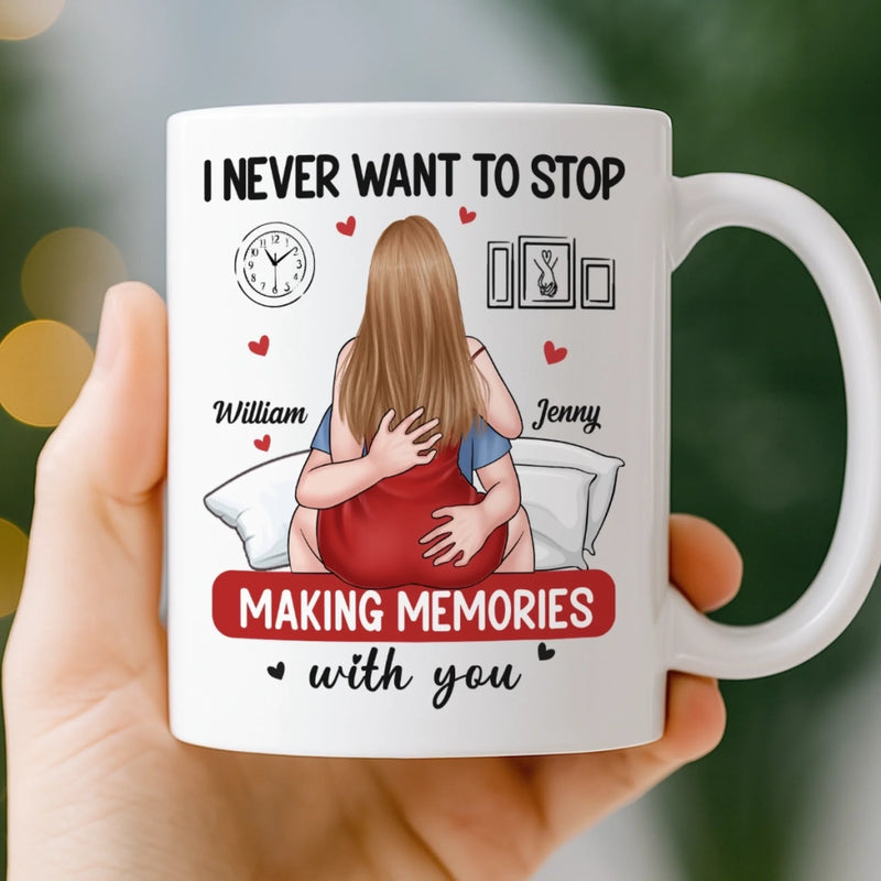Custom Mug - Personalized Anniversary Wedding Gifts For Husband And Wife, Him And Her - Wild Hearts Perfect Match