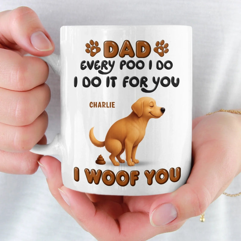 Custom Mug - Personalized Christmas Birthday Gifts For Dog Lovers, Dog Dad And Mom - Queen Of Snacks, Cleaner Of Accidents
