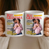 Custom Photo Magazine Mug - Personalized Birthday Gifts For Grandma - Her Love Makes Little Hearts Brighter