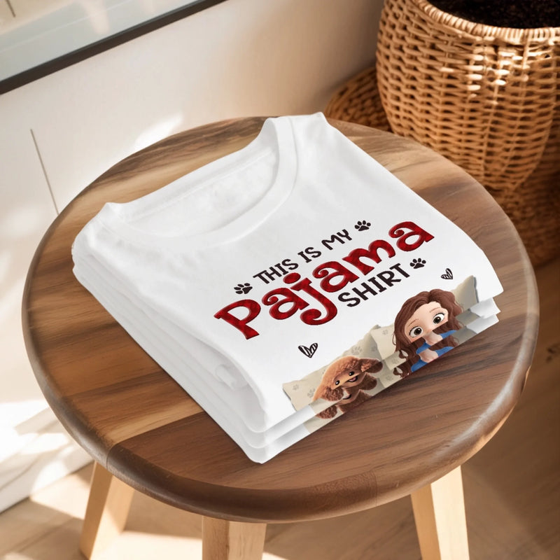 Custom Kid T-shirt - Personalized Christmas Birthday Gifts For Dog Cat Lovers, Dog Dad And Mom, Cat Owners - Bedtime Buddies