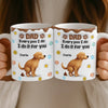 Custom 3D Inflated Effect Printed Mug - Personalized Christmas Birthday Gifts For Dog Lovers, Dog Dad And Mom - Sorry Dad, It’s A Poop Day