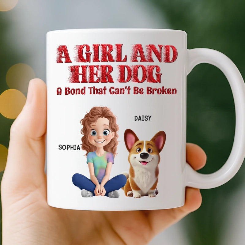 Custom Mug - Personalized Birthday Gifts For Dog Lovers, Dog Dad And Mom - Best Friends In Every Universe