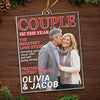Custom Photo Magazine Acrylic Ornament - Personalized Anniversary Christmas Wedding Gifts For Husband And Wife, Him And Her - Still Choosing You Every Day