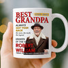 Custom Photo Magazine Mug - Personalized Birthday Gifts For Grandpa - Grandpa Makes Life Softer