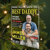 Custom Photo Magazine Acrylic Ornament - Personalized Christmas Birthday Gifts For Dad - His Strength Shapes Our Days