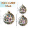 Custom Photo Acrylic Ornament - Personalized Christmas Birthday Gifts For Kids - Growing Love In A Winter Wonderland