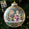 Custom Photo Acrylic Ornament - Personalized Christmas Birthday Gifts For Kids - Growing Love In A Winter Wonderland