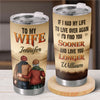 Custom Tumbler - Personalized Anniversary Wedding Gifts For Husband And Wife, Him And Her - Better Together Always