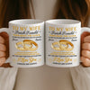 Custom Mug - Personalized Anniversary Wedding Gifts For Husband And Wife, Him And Her - Love Feels Easy Here