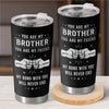 Custom Tumbler - Personalized Birthday Gifts For Dad, Brother, Sister, Kids - Growing Side by Side