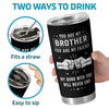 Custom Tumbler - Personalized Birthday Gifts For Dad, Brother, Sister, Kids - Growing Side by Side