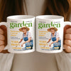Custom Photo Magazine Mug - Personalized  Christmas Birthday Garden Gifts For Gardeners - Dirt Therapy Enthusiast
