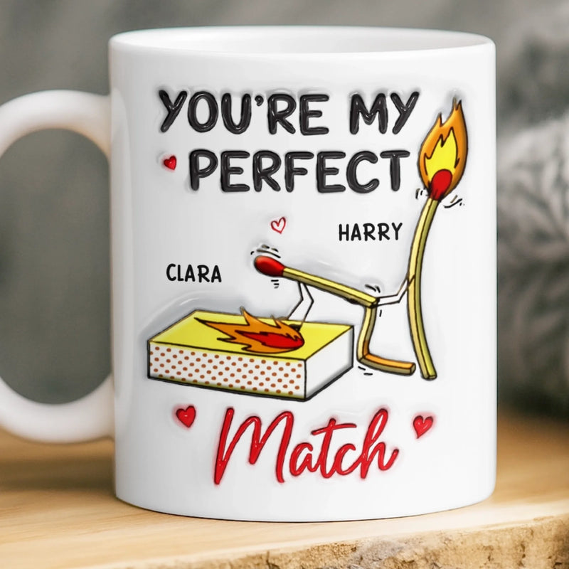 Custom Mug - Personalized Anniversary Wedding Gifts For Husband And Wife, Him And Her - Loving You Feels Effortless