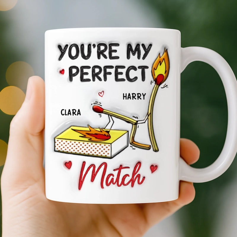 Custom Mug - Personalized Anniversary Wedding Gifts For Husband And Wife, Him And Her - Loving You Feels Effortless