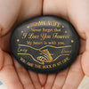 Custom Printed Rock - Personalized Anniversary Wedding Gifts For Husband And Wife, Him And Her - You Are My Peace