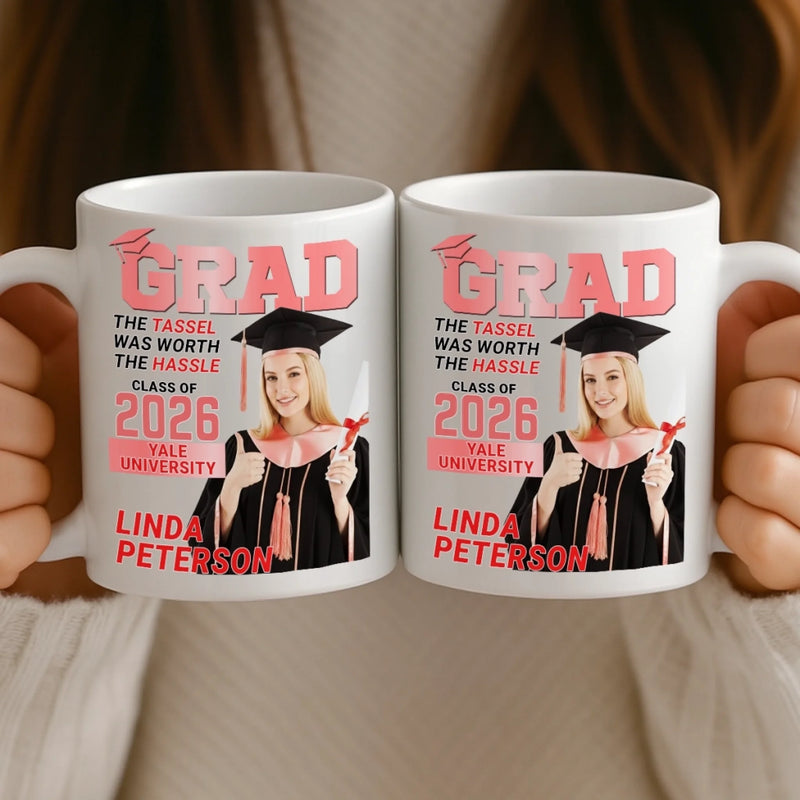 Custom Photo Graduation Gifts for College Graduates - Personalized Mugs