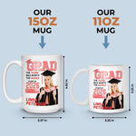 Custom Photo Graduation Gifts for College Graduates - Personalized Mugs