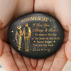 Custom Printed Rock - Personalized Anniversary Wedding Gifts For Husband And Wife, Him And Her - Our Sweet Memories