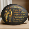 Custom Printed Rock - Personalized Anniversary Wedding Gifts For Husband And Wife, Him And Her - Our Sweet Memories