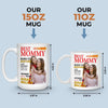 Custom Photo Magazine Mug - Personalized Birthday Gifts For Mom - Life Comes With A Mother