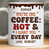 Custom Mug - Personalized Anniversary Wedding Gifts For Husband And Wife, Him And Her - You Are Like Coffee