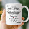 Custom Mug - Personalized Anniversary Wedding Gifts For Husband And Wife, Him And Her - Forever Starts With You