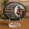 Custom Photo Printed Rock - Personalized Anniversary Wedding Gifts For Husband And Wife, Him And Her - Loved More Than Words