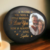 Custom Photo Printed Rock - Personalized Anniversary Wedding Gifts For Husband And Wife, Him And Her - Loved More Than Words