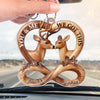 Custom Acrylic Car Ornament - Personalized Anniversary Wedding Gifts For Husband And Wife, Him And Her - We Choose Us Every Day