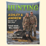 Custom Photo Deer Hunting Gifts for Men - Personalized Blanket