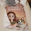 Custom Blanket - Personalized Birthday Gifts For Cat Lovers, Cat Mom And Dad - Tiny Paws Big Love