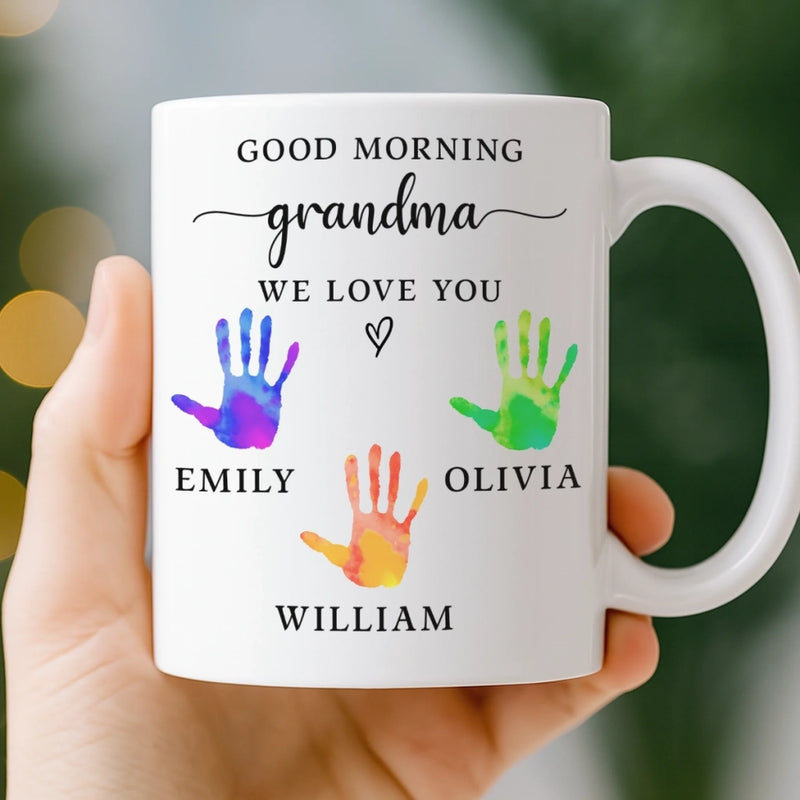 Custom Mug - Personalized Birthday Gifts For Mom, Grandma - Forever Grateful For You