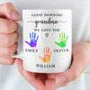 Custom Mug - Personalized Birthday Gifts For Mom, Grandma - Forever Grateful For You