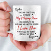 Custom Mug - Personalized Anniversary Wedding Gifts For Husband And Wife, Him And Her - Hearts Chosen Forever