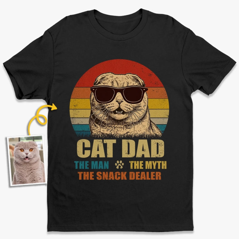Custom Photo Unisex T-shirt, Premium T-shirt, Hoodie - Personalized Christmas Birthday Gifts For Cat Lovers, Cat Mom And Dad - Professional Treat Dealer