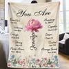 Custom Blanket - Personalized Birthday Gifts For Besties, Sisters, BFF, Family, Yourself - Created With Heart