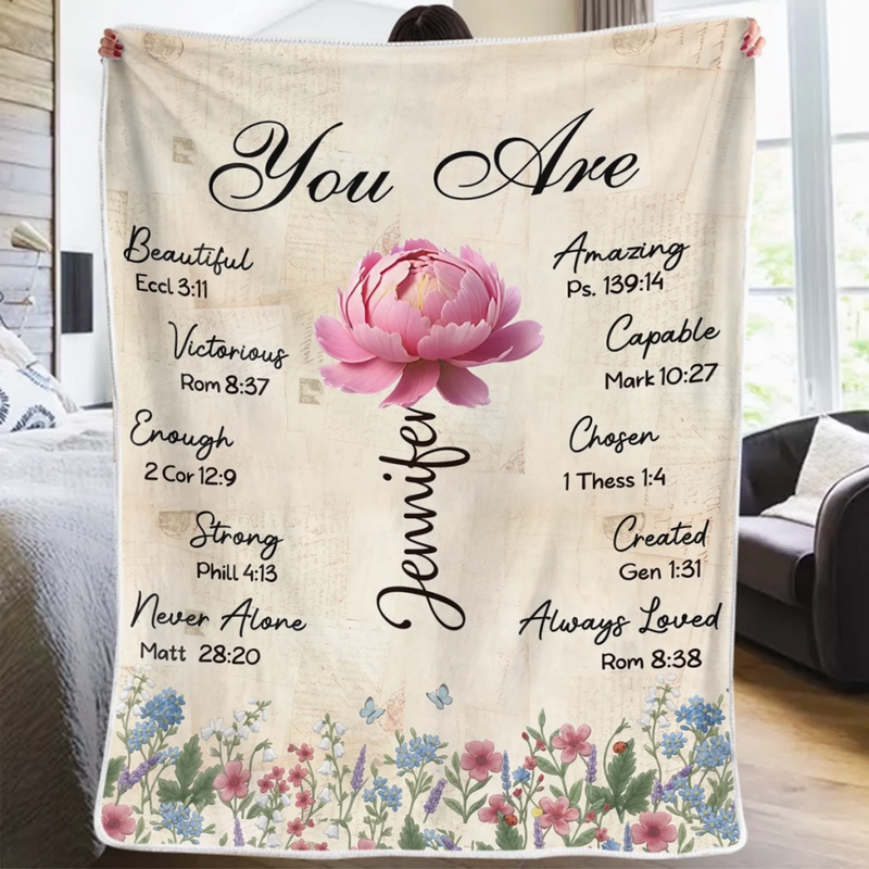 Custom Blanket - Personalized Birthday Gifts For Besties, Sisters, BFF, Family, Yourself - Created With Heart