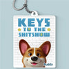 Custom Shaped Acrylic Keychain - Personalized Christmas Birthday Gifts For Dog Cat Lovers, Dog Dad And Mom, Cat Owners - Welcome To The Pet Committee