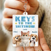 Custom Shaped Acrylic Keychain - Personalized Christmas Birthday Gifts For Dog Cat Lovers, Dog Dad And Mom, Cat Owners - Welcome To The Pet Committee