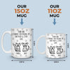 Custom Mug - Personalized Birthday Gifts For Dog Lovers, Dog Dad And Mom - Respect The Poop Scooper
