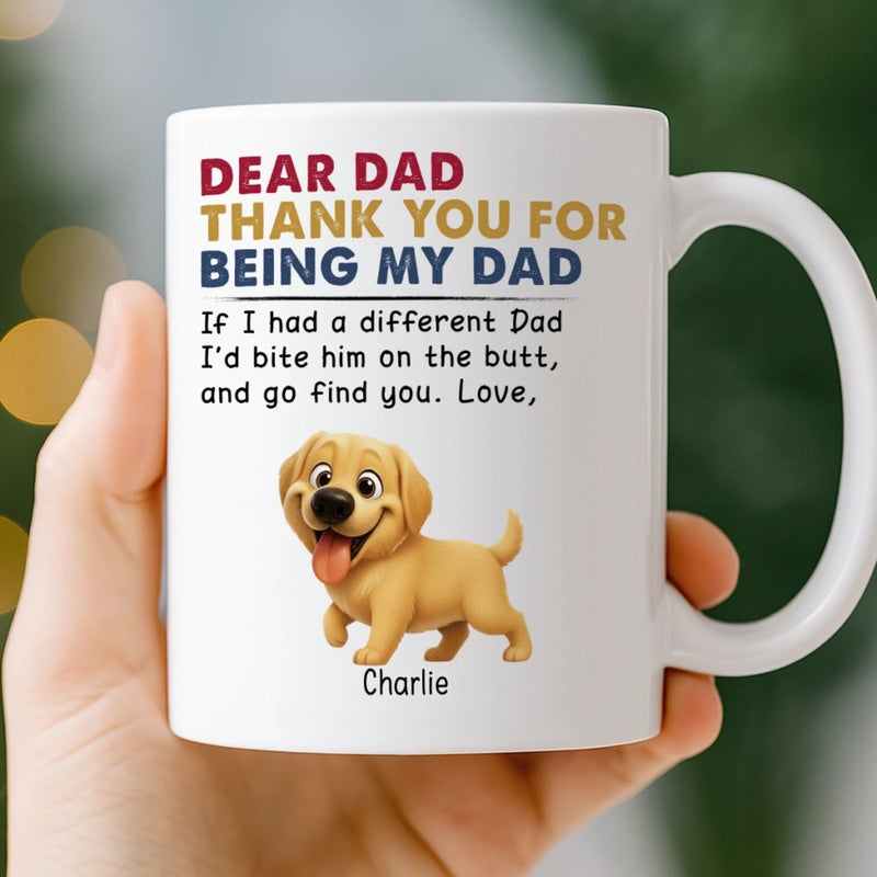 Custom Mug - Personalized Birthday Gifts For Dog Lovers, Dog Dad And Mom - Fur Real, You’re The Best