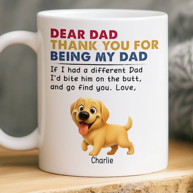 Custom Mug - Personalized Birthday Gifts For Dog Lovers, Dog Dad And Mom - Fur Real, You’re The Best