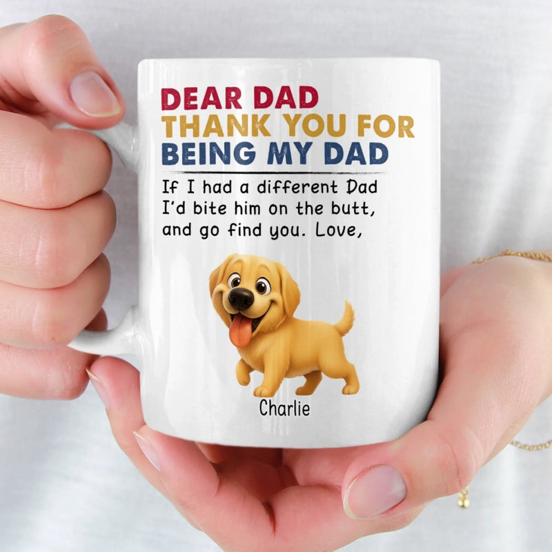 Custom Mug - Personalized Birthday Gifts For Dog Lovers, Dog Dad And Mom - Fur Real, You’re The Best