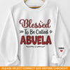 Custom Unisex Sweatshirt, Hoodie With Design On Sleeve - Personalized Birthday Gifts For Mom, Grandma - Blessed To Have You