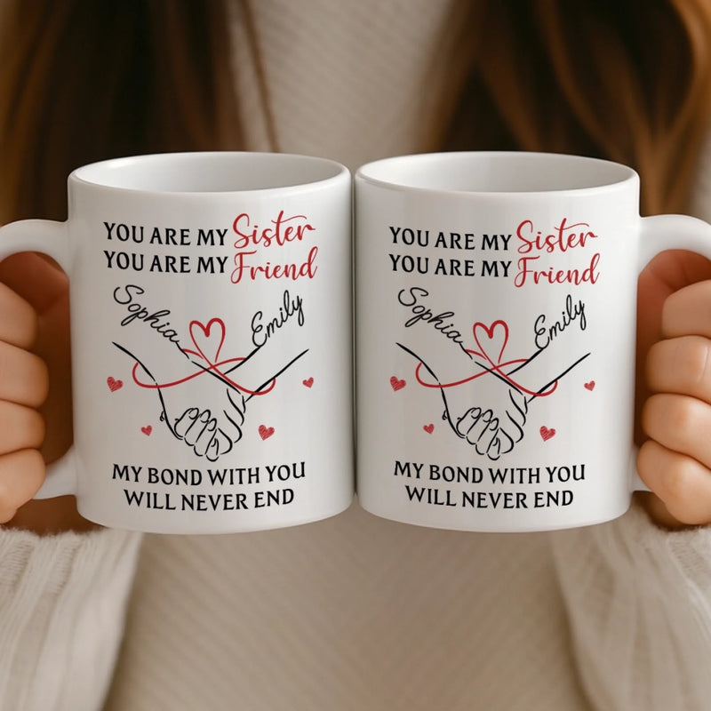 Custom Mug - Personalized Birthday Gifts For Besties, Sisters, BFF, Family - Sip With A Smile