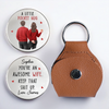 Custom Pocket Hug - Personalized Anniversary Wedding Gifts For Husband And Wife, Him And Her - Together We Keep Choosing Us