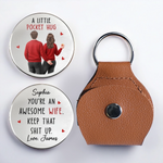 Custom Name Funny Wife Gift - Personalized Pocket Hug