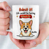 Custom Mug - Personalized Birthday Gifts For Dog Lovers, Dog Dad And Mom - My Dog Runs This House