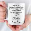 Custom Mug - Personalized Birthday Gifts For Dog Lovers, Dog Dad And Mom - A Little Humor, A Lot Of Love
